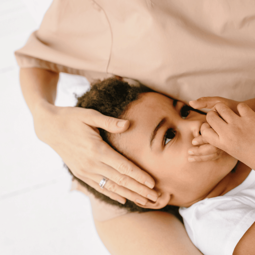 cuddle sick kids - COVID-19 in Kids - Dr. Green Mom