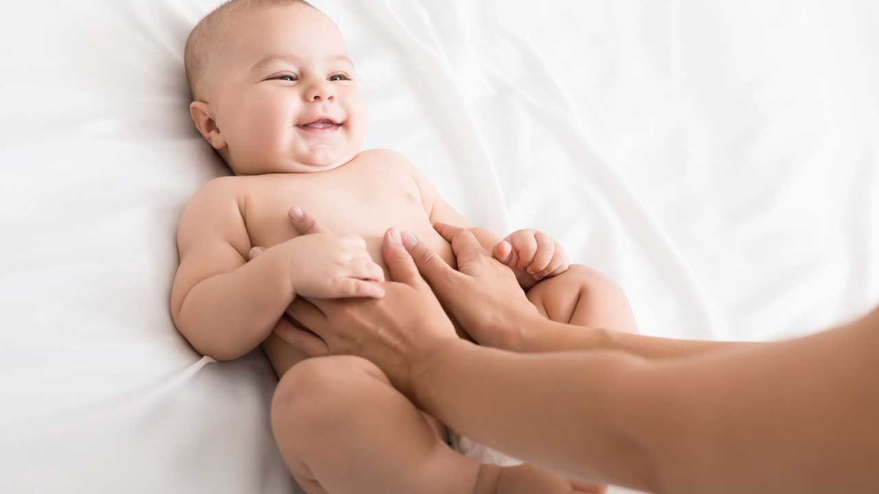 Abdominal Massage For Infant Colic & Constipation Relief In Toddlers And Kids