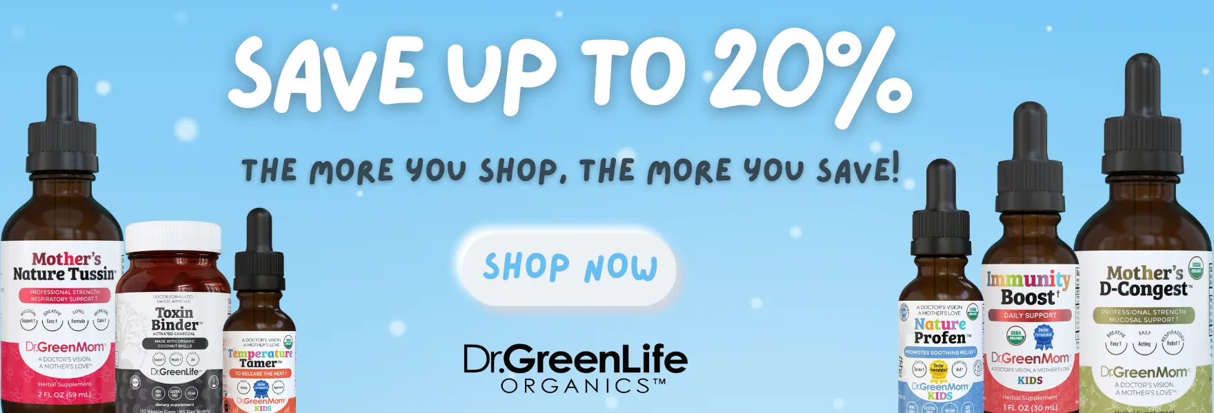 Dr Green Life Organics - Winter Immune Deals Save 20% when you bundle.